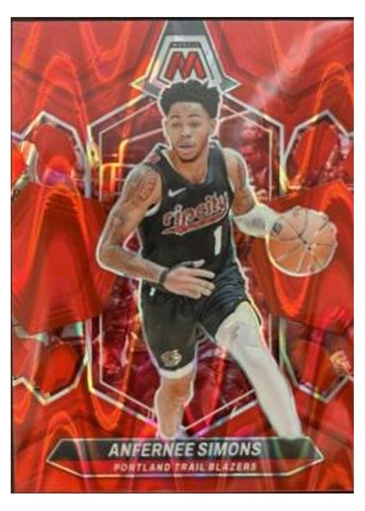 2023-24 Panini Mosaic Base Set Anfernee Simons #65 card
