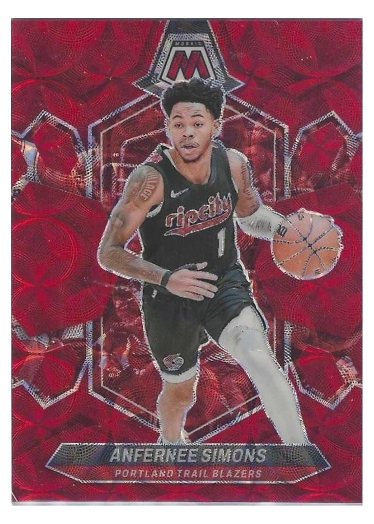 2023-24 Panini Mosaic Base Set Anfernee Simons #65 card