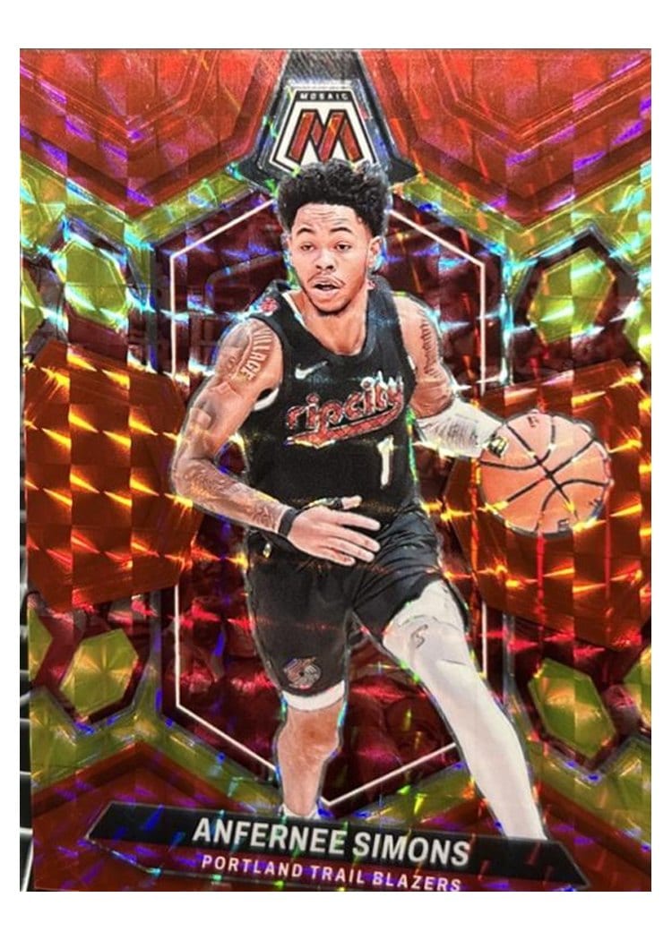 2023-24 Panini Mosaic Base Set Anfernee Simons #65 card