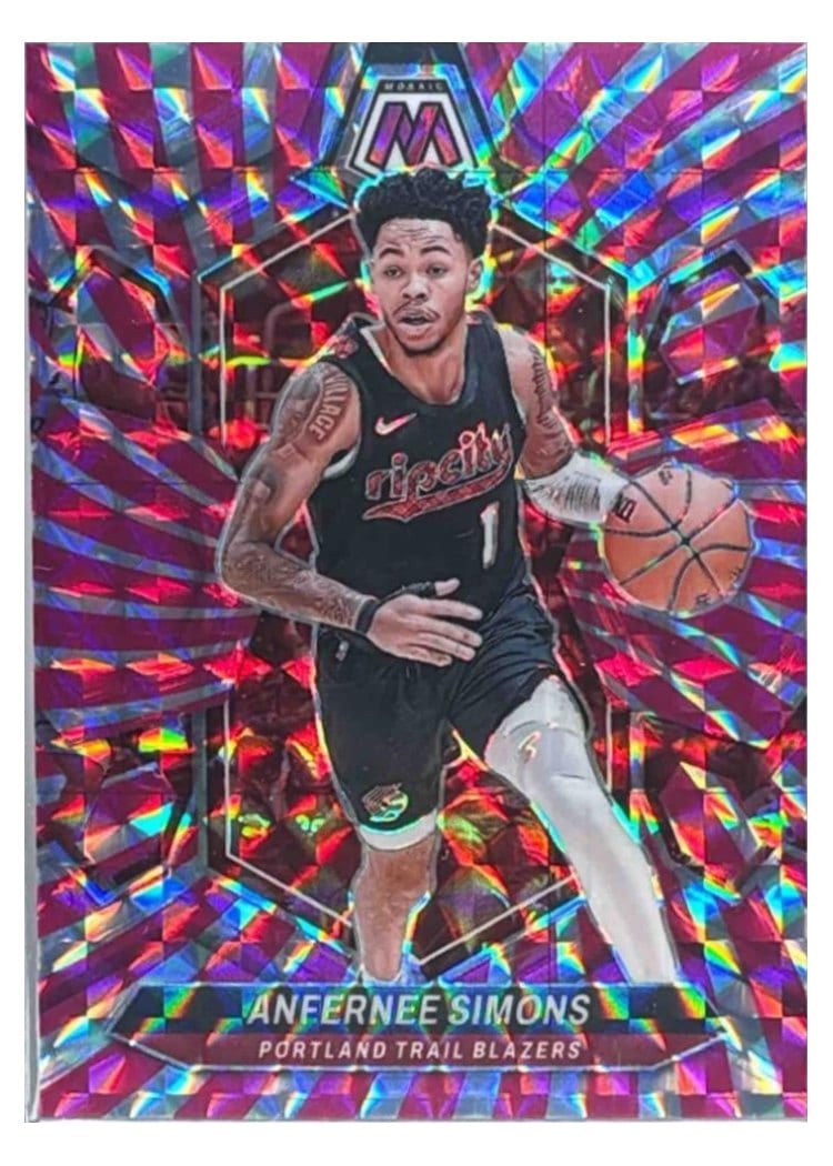 2023-24 Panini Mosaic Base Set Anfernee Simons #65 card