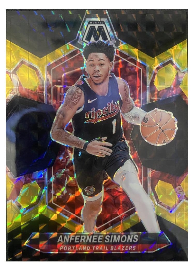 2023-24 Panini Mosaic Base Set Anfernee Simons #65 card