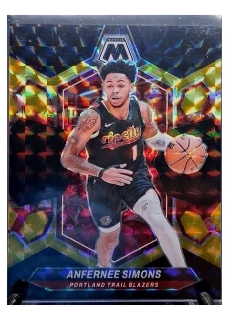 2023-24 Panini Mosaic Base Set Anfernee Simons #65 card