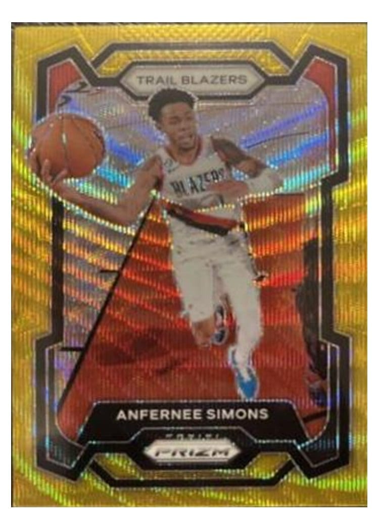 2023-24 Panini Prizm Base Set Anfernee Simons #106 card