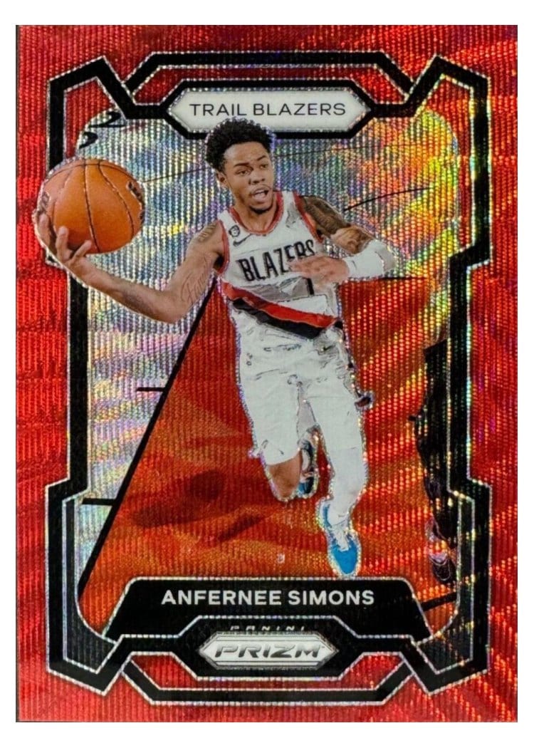 2023-24 Panini Prizm Base Set Anfernee Simons #106 card
