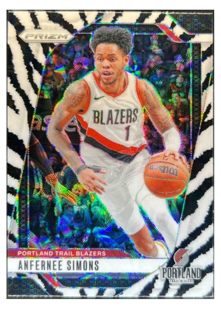 2024-25 Panini Prizm Base Set Anfernee Simons #45 card