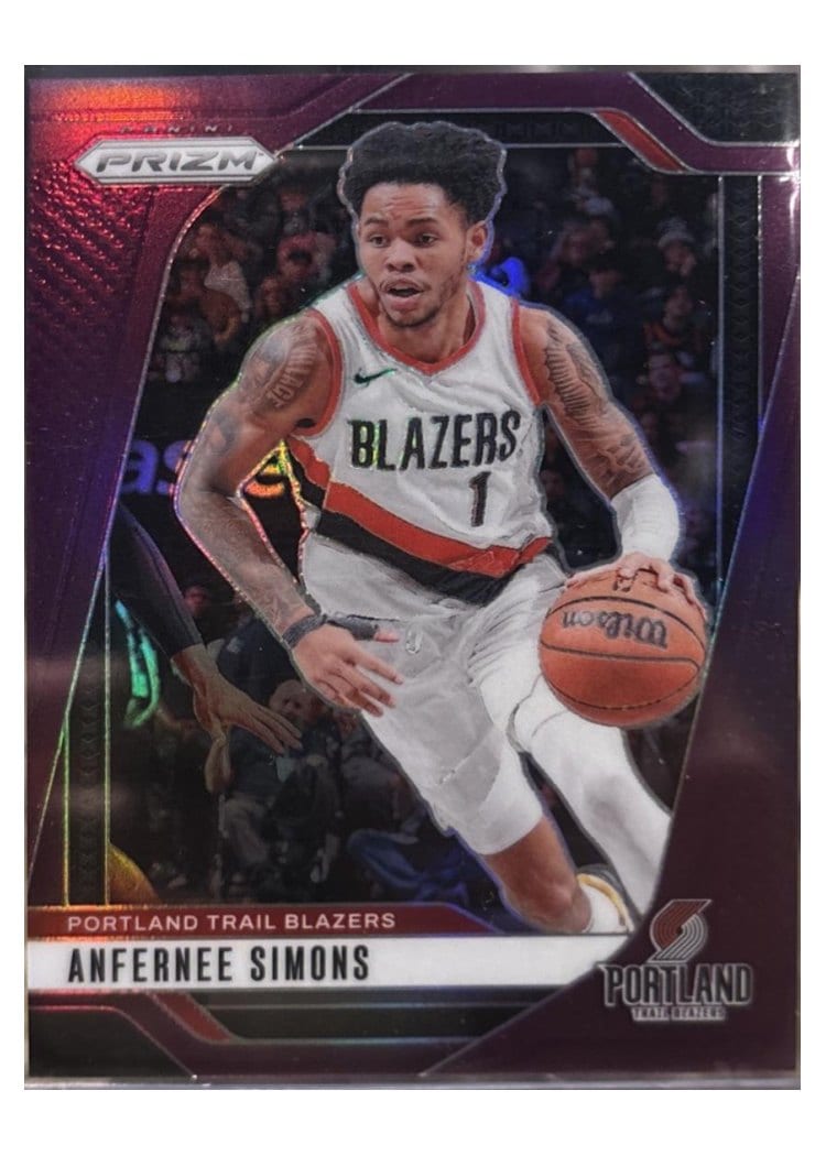 2024-25 Panini Prizm Base Set Anfernee Simons #45 card