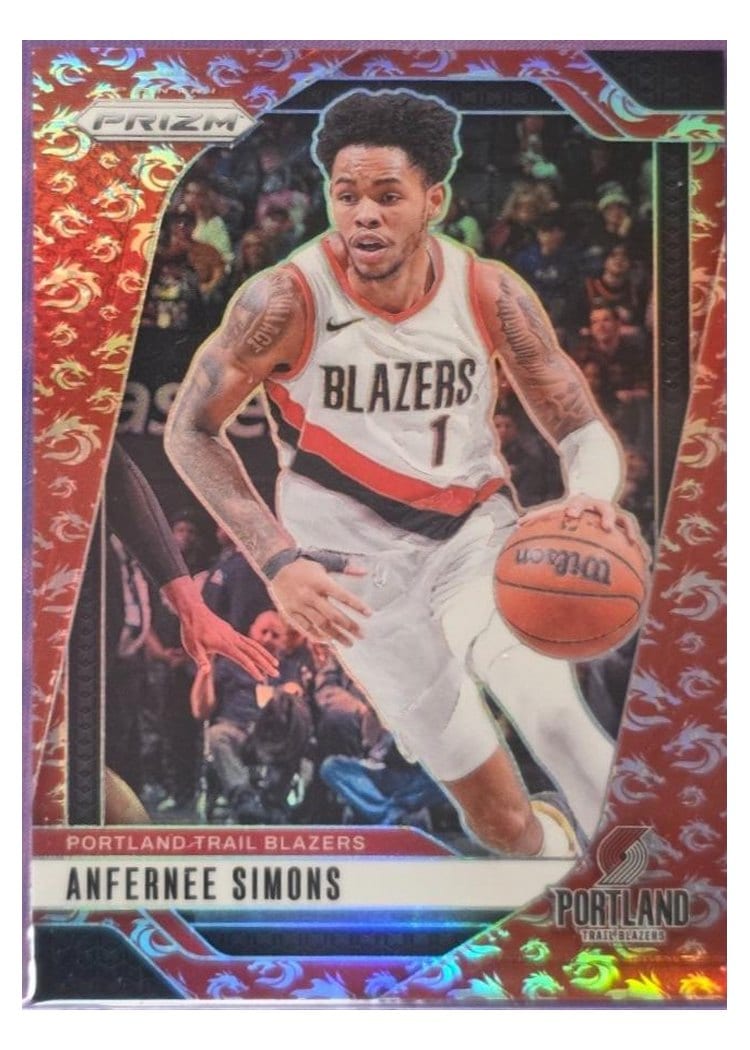 2024-25 Panini Prizm Base Set Anfernee Simons #45 card