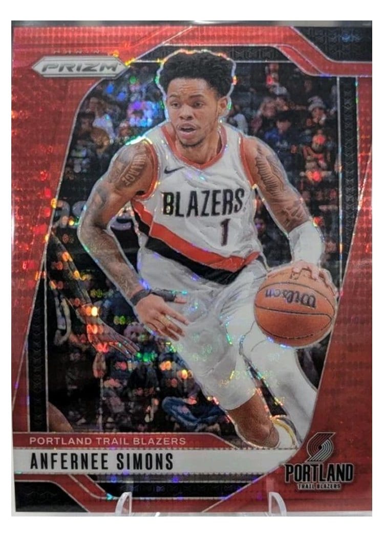 2024-25 Panini Prizm Base Set Anfernee Simons #45 card