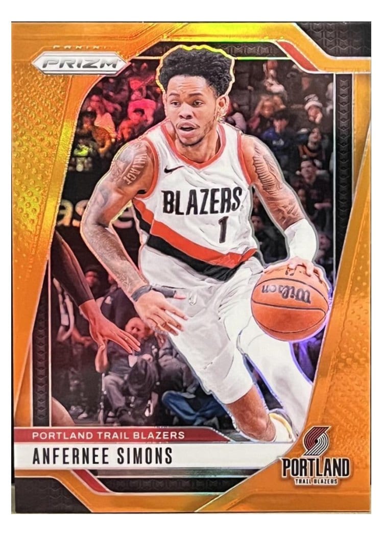 2024-25 Panini Prizm Base Set Anfernee Simons #45 card