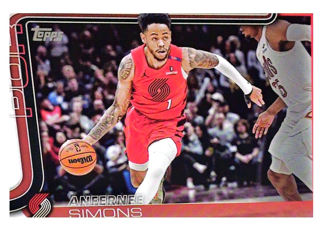 2025-26 Topps Base Set Anfernee Simons #123 card