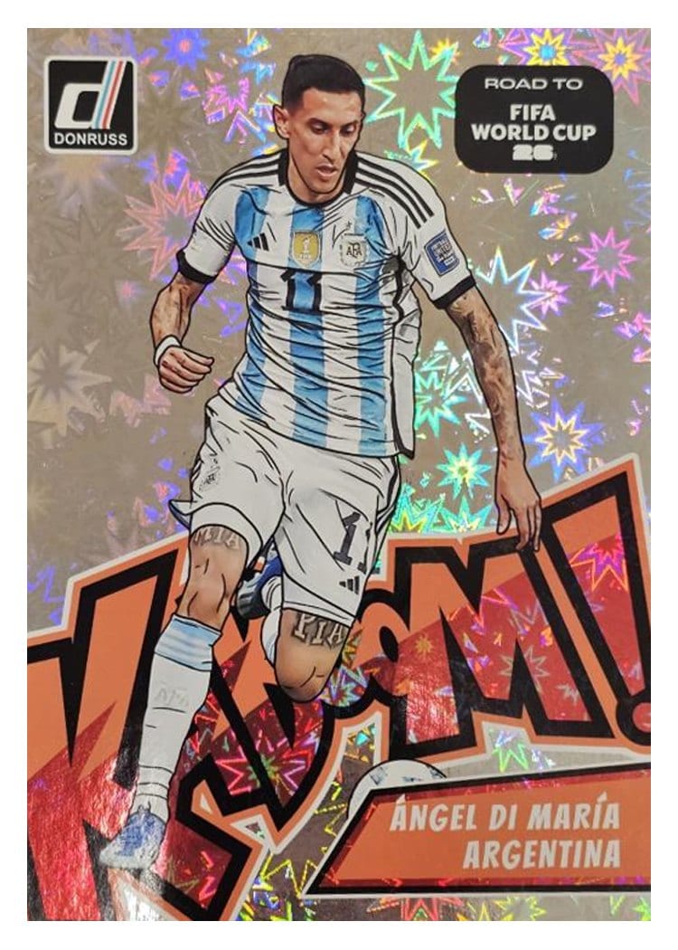 2025 Panini Donruss Road to FIFA Kaboom Angel Di Maria #17 card