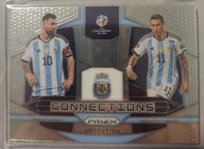 2024 Panini Prizm Copa America Connections Angel Di Maria / Lionel Messi #1 card