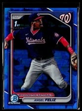 2024 Bowman Chrome Sapphire Edition Prospects Angel Feliz #BCP-198 card