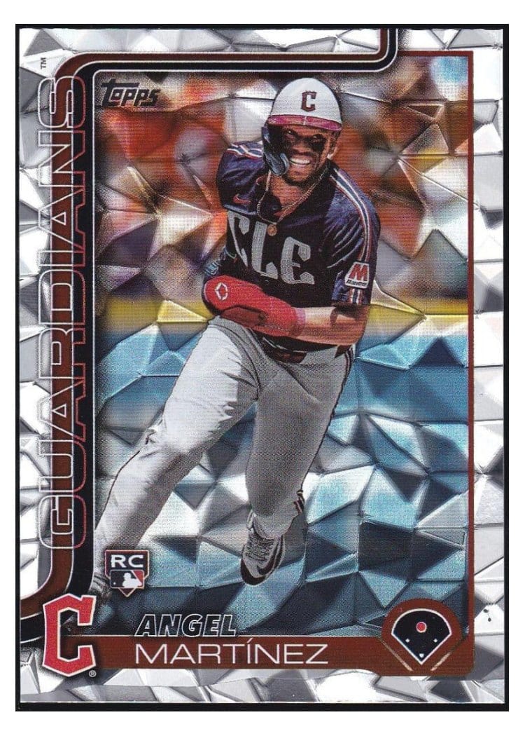 2025 Topps Base Set Angel Martinez Diamante Foil #27 card