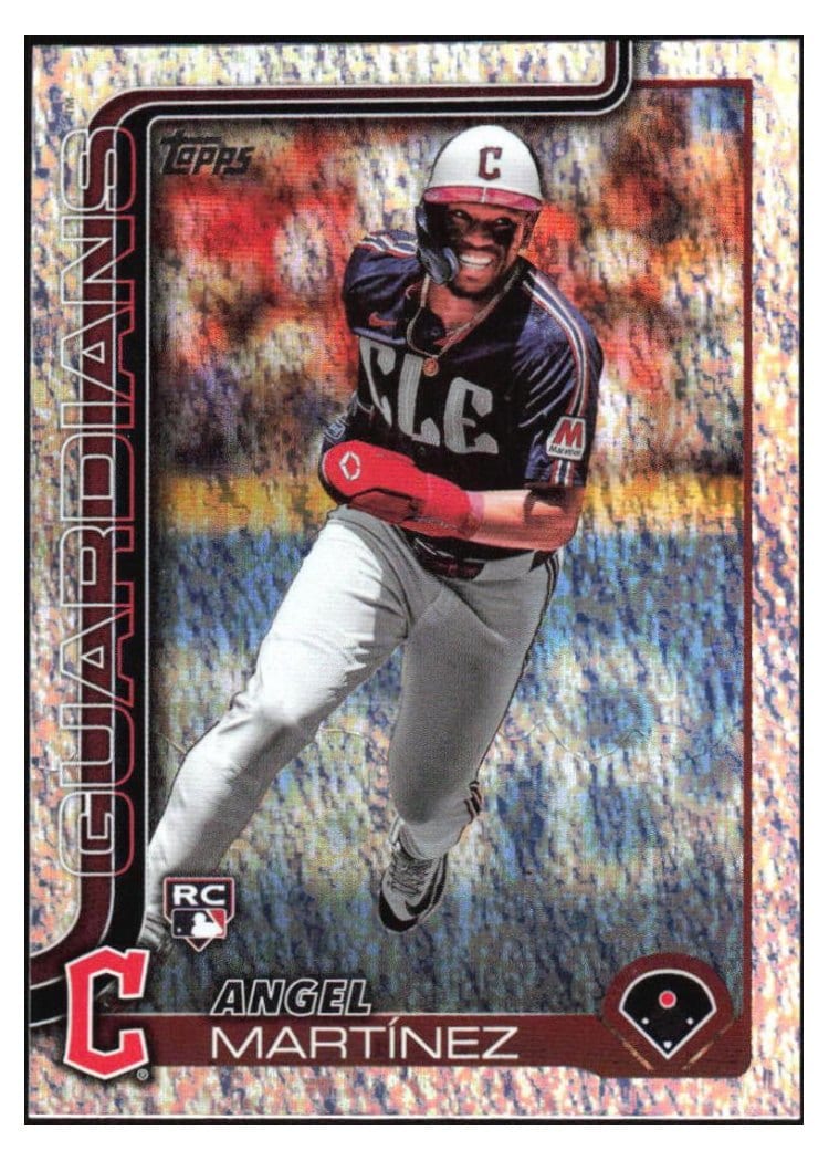 2025 Topps Base Set Angel Martinez Holo Foil #27 card