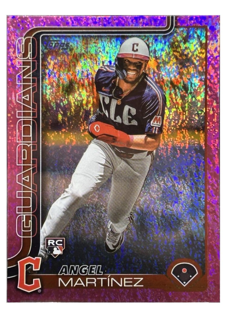 2025 Topps Base Set Angel Martinez Pink Foil #27 card