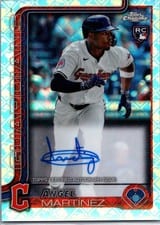 2025 Topps Chrome Logofractor Edition Rookie Autographs Angel Martínez #RA-AMA card