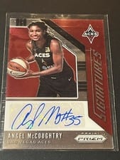 2020 Panini Prizm WNBA Signatures Angel McCoughtry #SG-AMC card