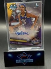 2023-24 Bowman University Chrome Bowman Chrome Prospects Autographs Angel Reese #BCPA-AR card