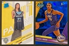 2023-24 Bowman University Chrome Sapphire Sapphire Prospects Angel Reese #49 card