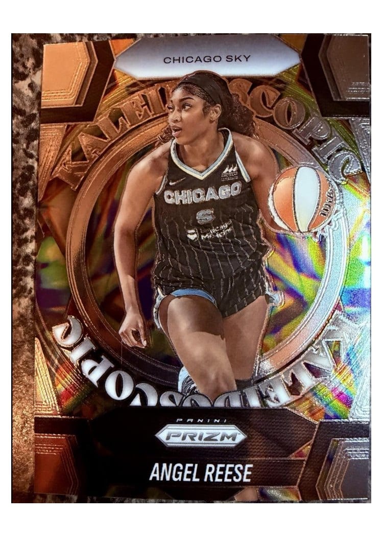 2025 Panini Prizm WNBA Kaleidoscopic Angel Reese #9 card