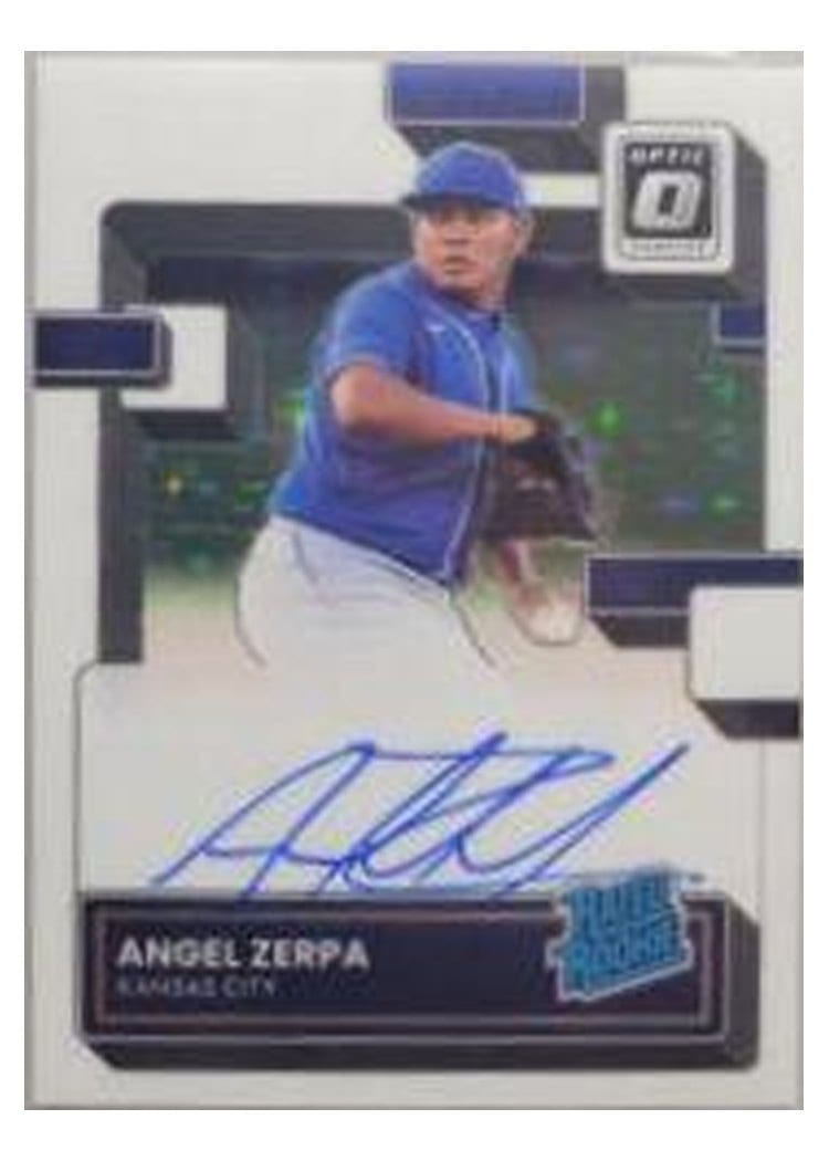 2022 Donruss Optic Rated Rookies Signatures Angel Zerpa #RRS-AZ card