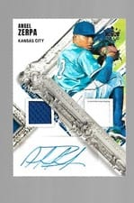 2022 Panini Diamond Kings DK Material Signatures Angel Zerpa #DMS-AZ card