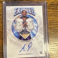 2025 Topps Exalted WWE Wrestling Exalted Autographs Angelo Dawkins #EXA-ANG card