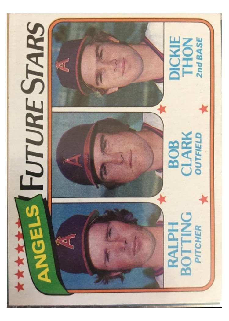 1980 Topps Angels Future Stars #663 card