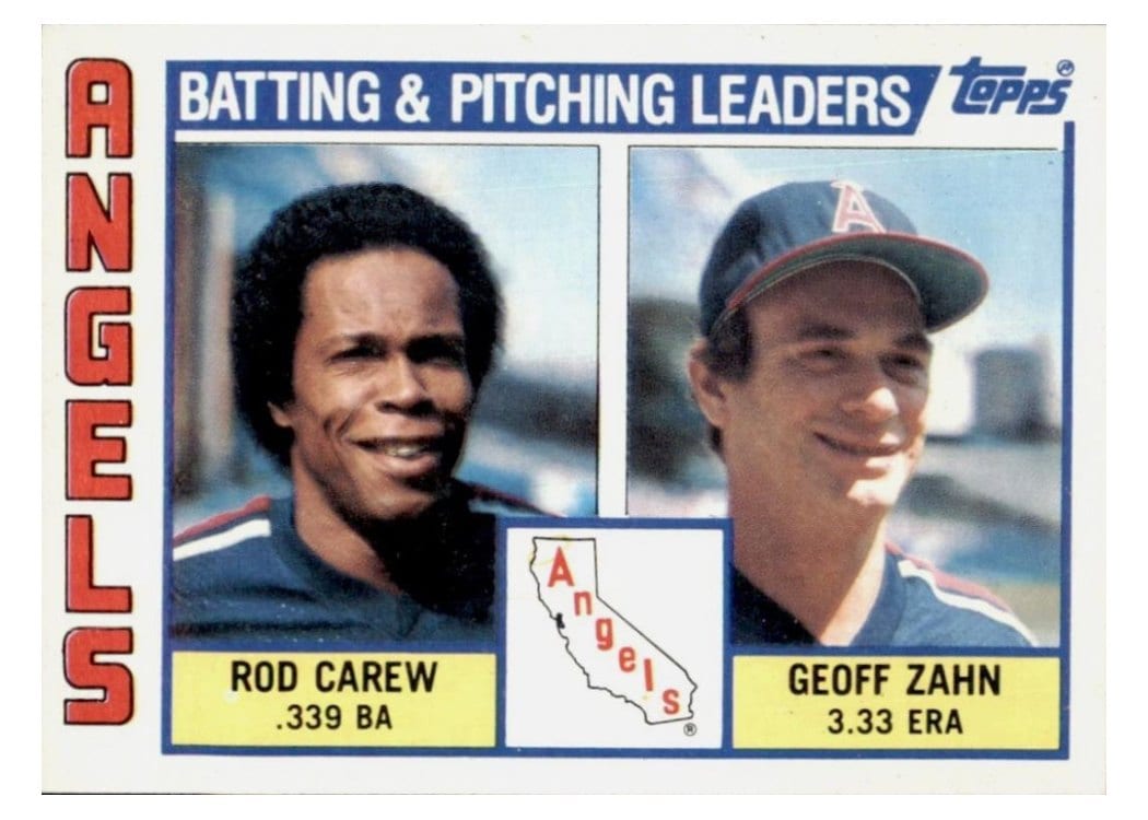 1984 Topps Angels Leaders #276 card