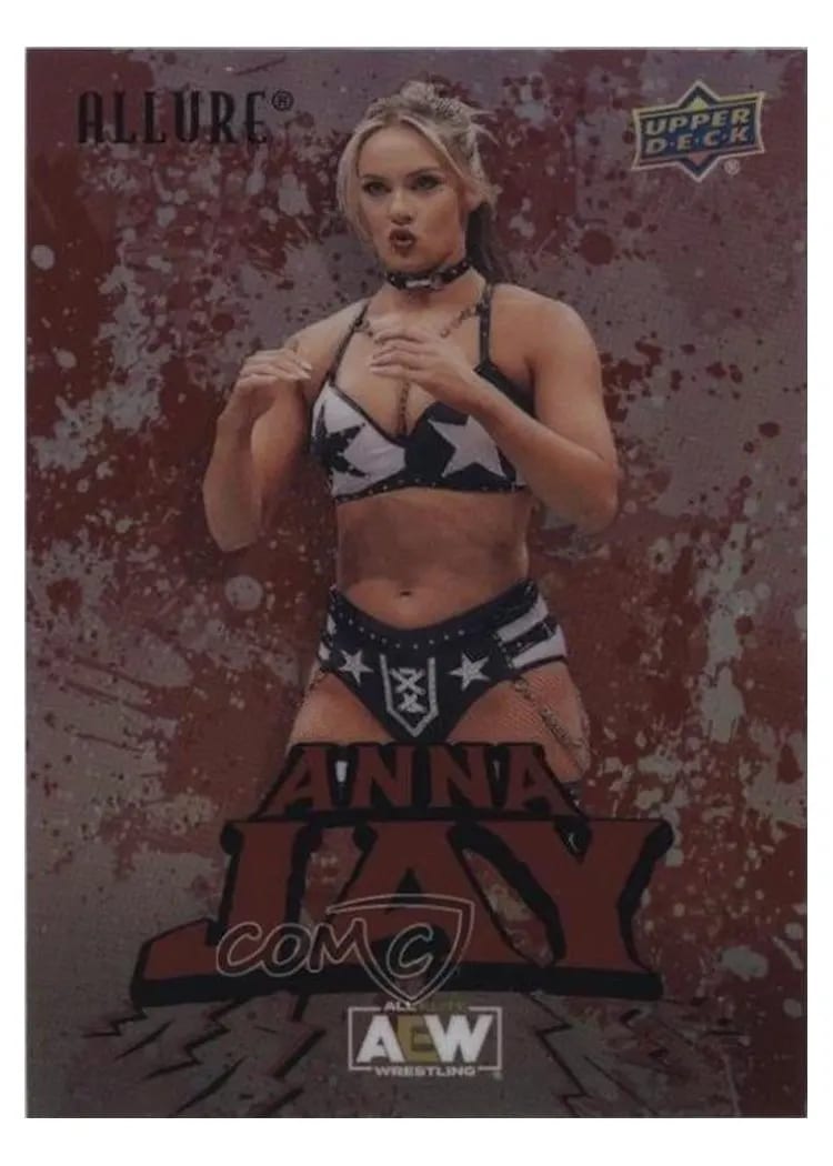 2024 Upper Deck Allure AEW Anna Jay Crimson #4 card