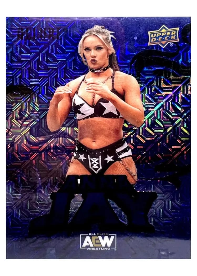 2024 Upper Deck Allure AEW Anna Jay Black Blue #4 card