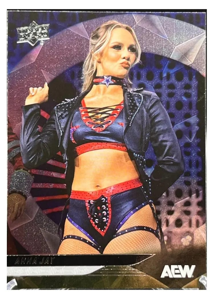 2025 Upper Deck AEW Anna Jay Diamond Plate #6 card