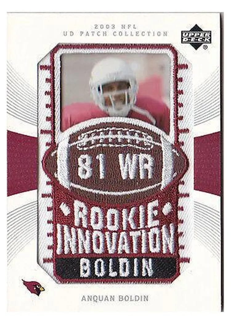 2003 Upper Deck Patch Collection Anquan Boldin #147 card