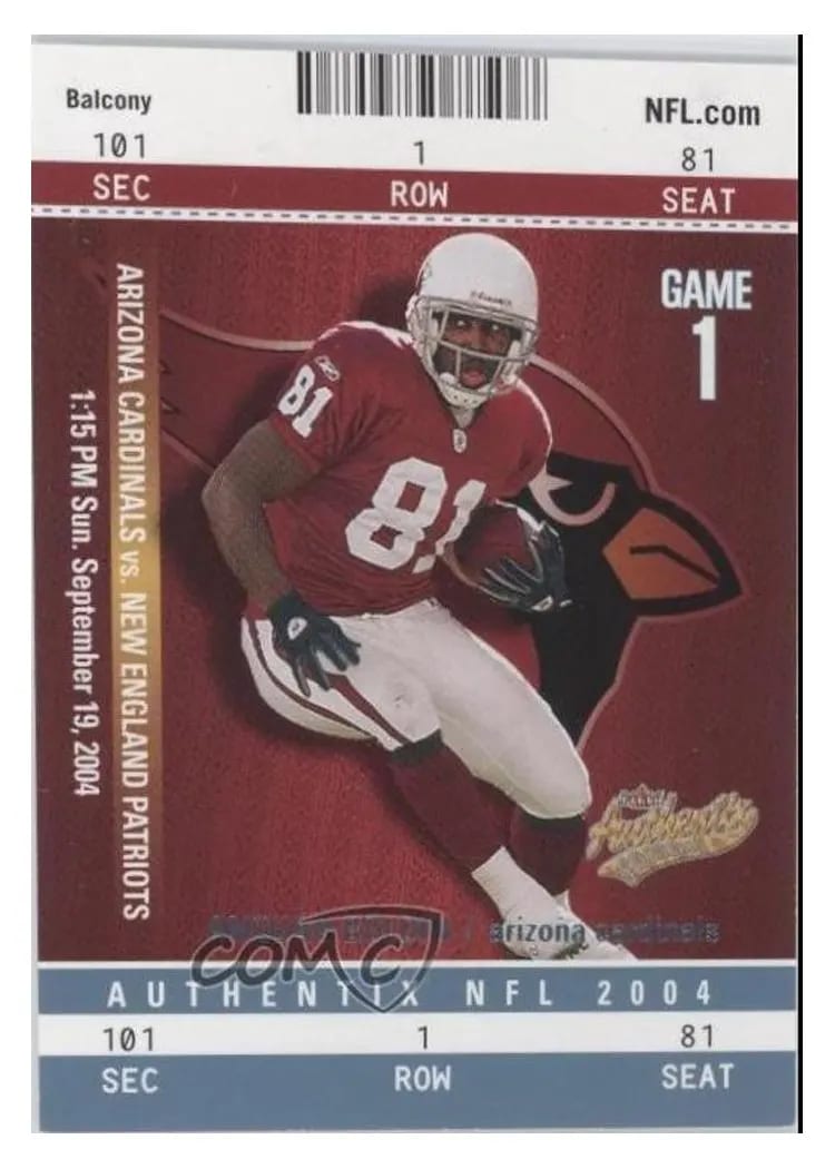2004 Fleer Authentix Anquan Boldin #18 card