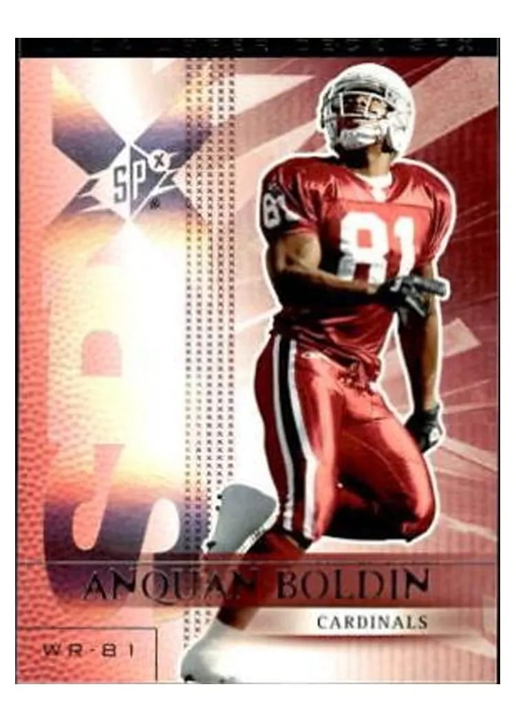 2004 Spx Anquan Boldin #1 card