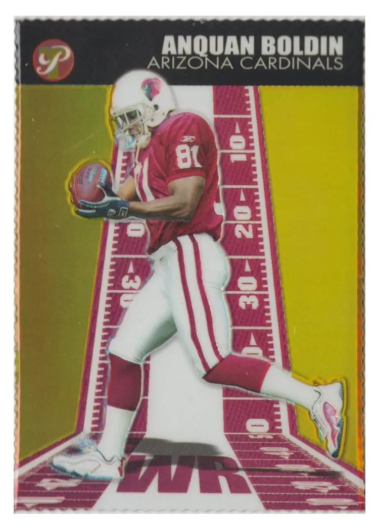 2004 Topps Pristine Anquan Boldin Gold Refractor #15 card