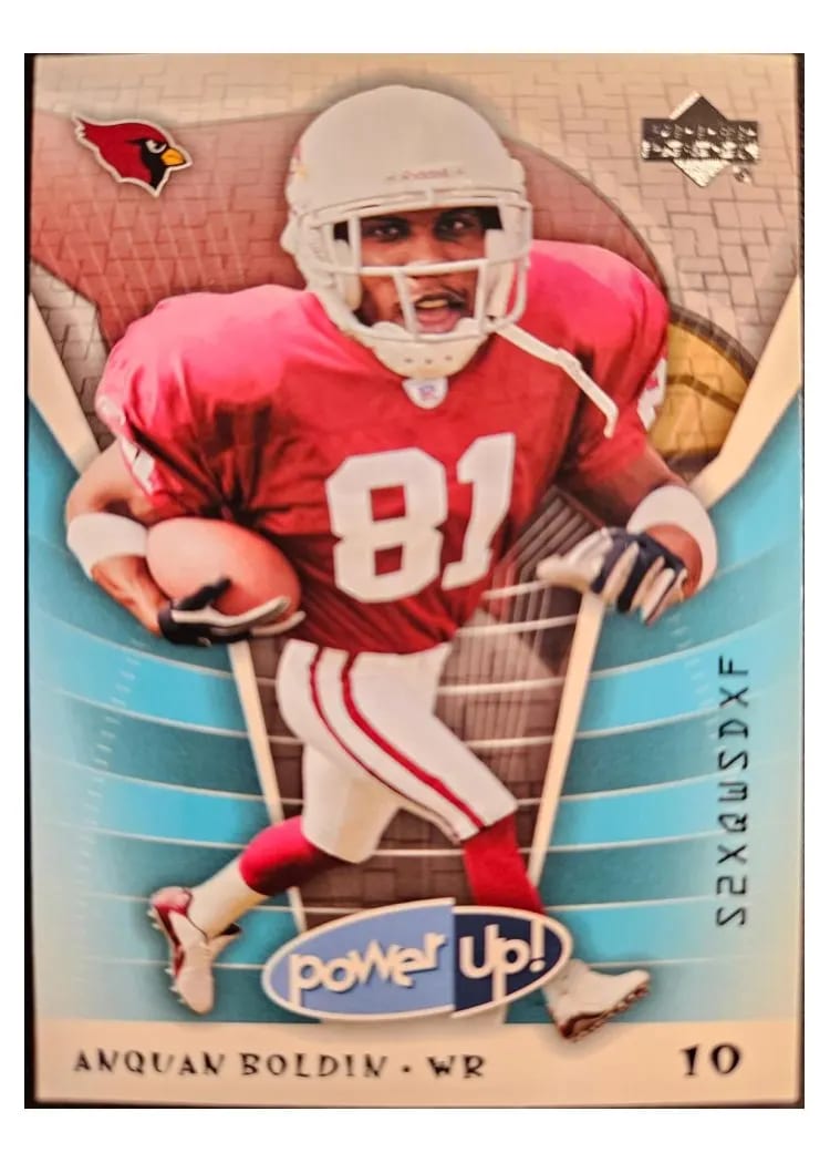 2004 Upper Deck Power Up Anquan Boldin #2 card