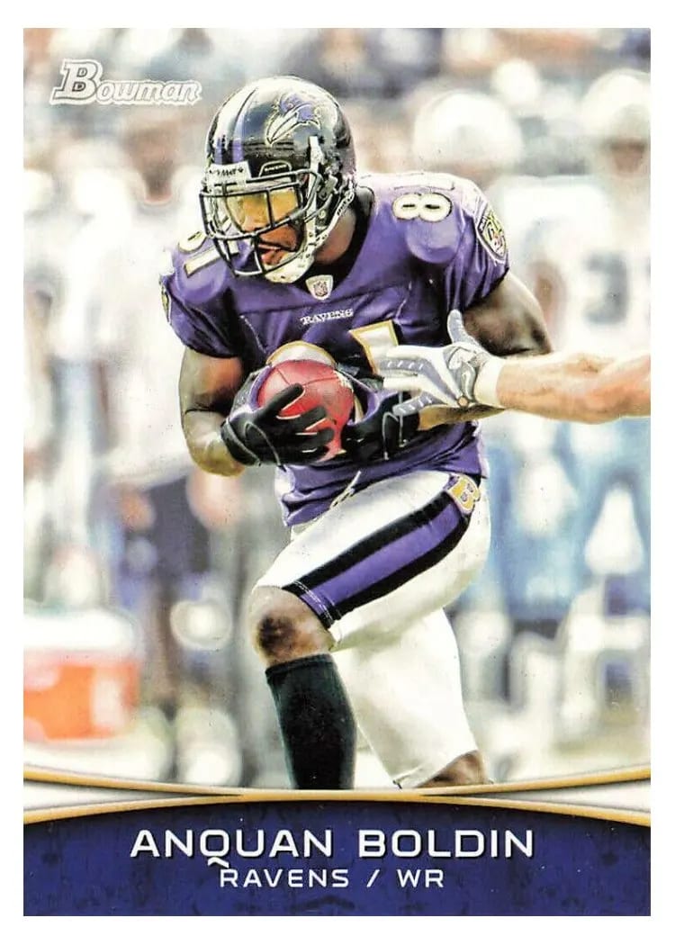 2012 Bowman Anquan Boldin #18 card