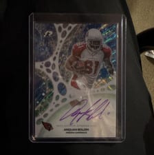 2021 Panini Illusions Elusive Ink Anquan Boldin #EI-AB card