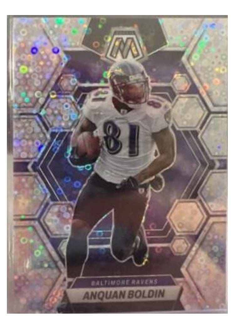 2023 Panini Mosaic Base Set Anquan Boldin No Huddle Silver #18 card