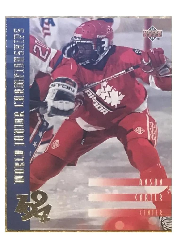 1993 Upper Deck Anson Carter #531 card