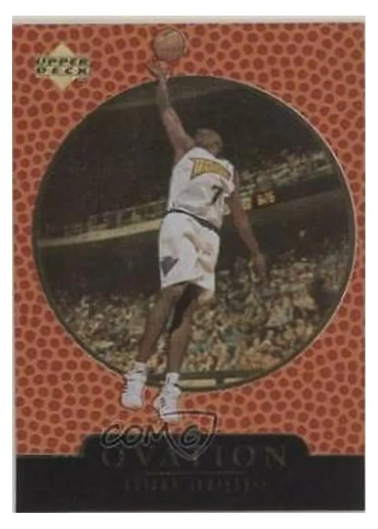 1998 Upper Deck Ovation Antawn Jamison #74 card