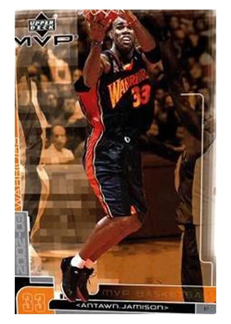 2002 Upper Deck MVP Antawn Jamison #52 card