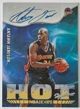 2022-23 Hoops Hot Signatures Antawn Jamison #HS-AWJ card