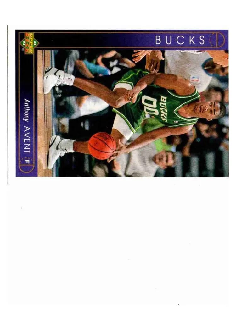 1993 Upper Deck Anthony Avent #115 card