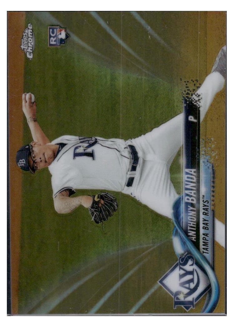 2018 Topps Chrome Base Set Anthony Banda #54 card