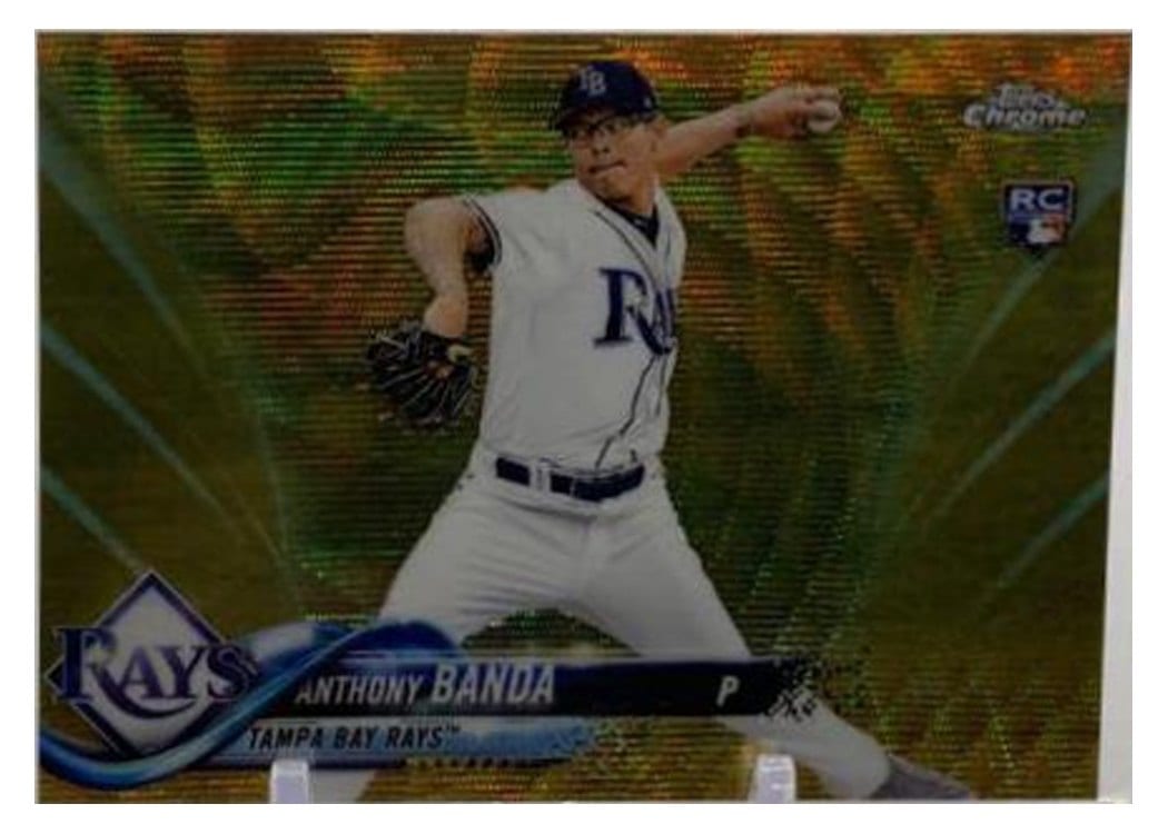 2018 Topps Chrome Base Set Anthony Banda #54 card