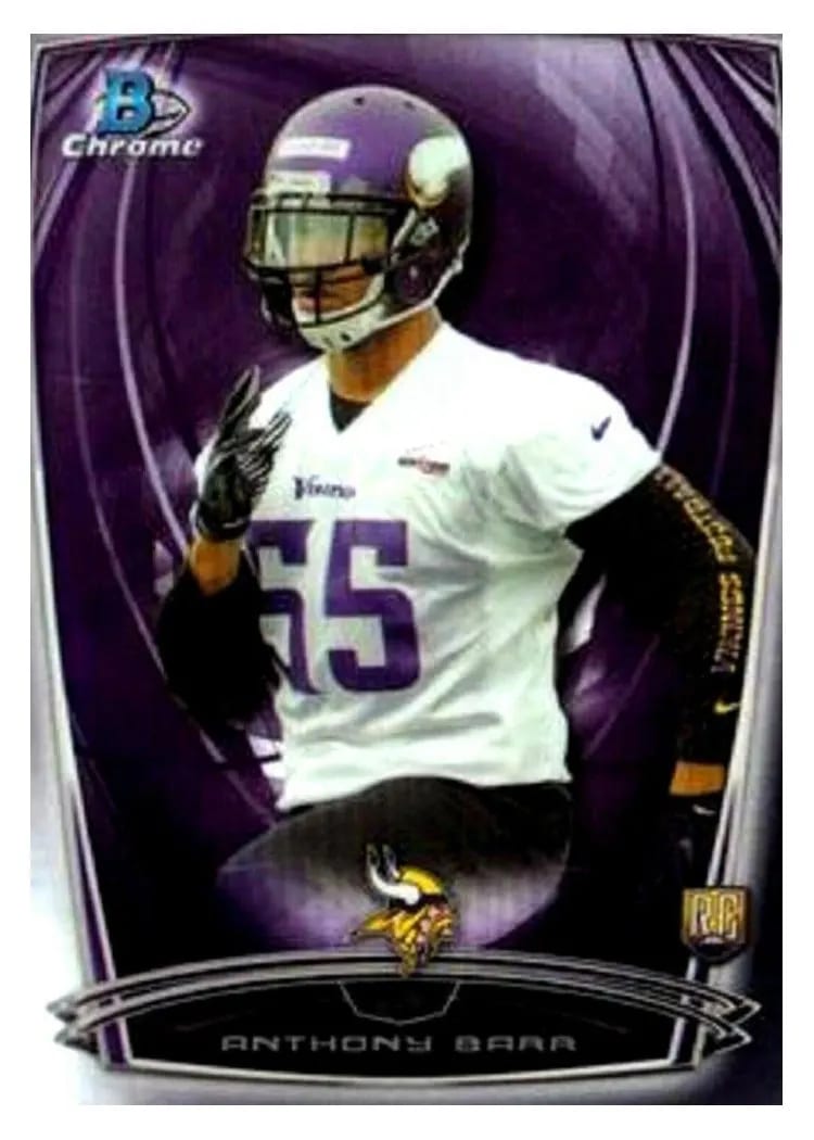 2014 Bowman Chrome Anthony Barr #122 card