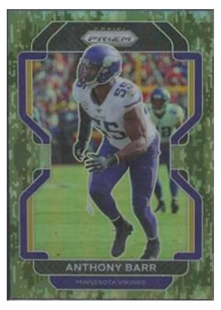 2021 Panini Prizm Base Set Anthony Barr Forest Camo Prizm #131 card
